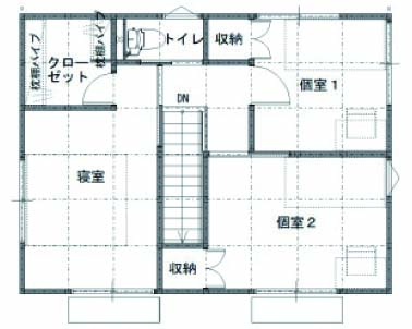 西福原A棟2階図面